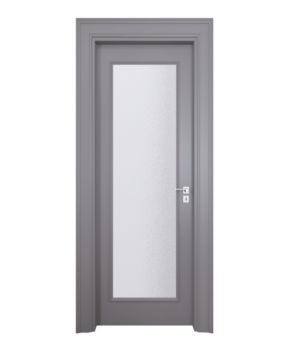 BY-5013V Porte intérieure Laqué Vitrée